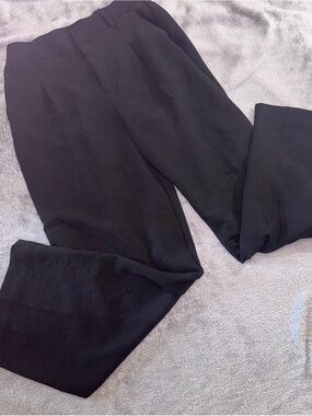 a new day Women's Black Wide Leg Dress Pants